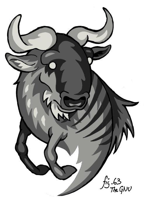 Wildebeest Logo - Robotic Arms Press: Prints An Shit By Nick Francel: Gnu. 63 183