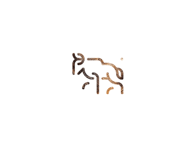 Wildebeest Logo - 30 days with ANIMALS / Wildebeest | Font logo | Pinterest