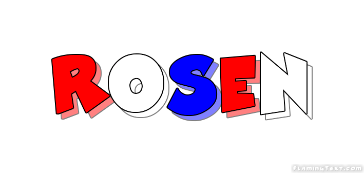 Rosen Logo - United States of America Logo. Free Logo Design Tool from Flaming Text