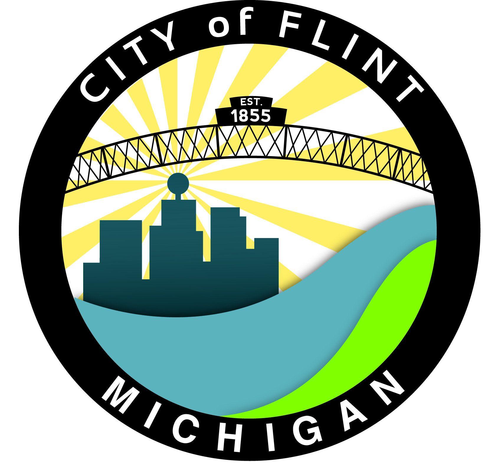 Flint Logo - New city of Flint logo includes design by local college graduate ...