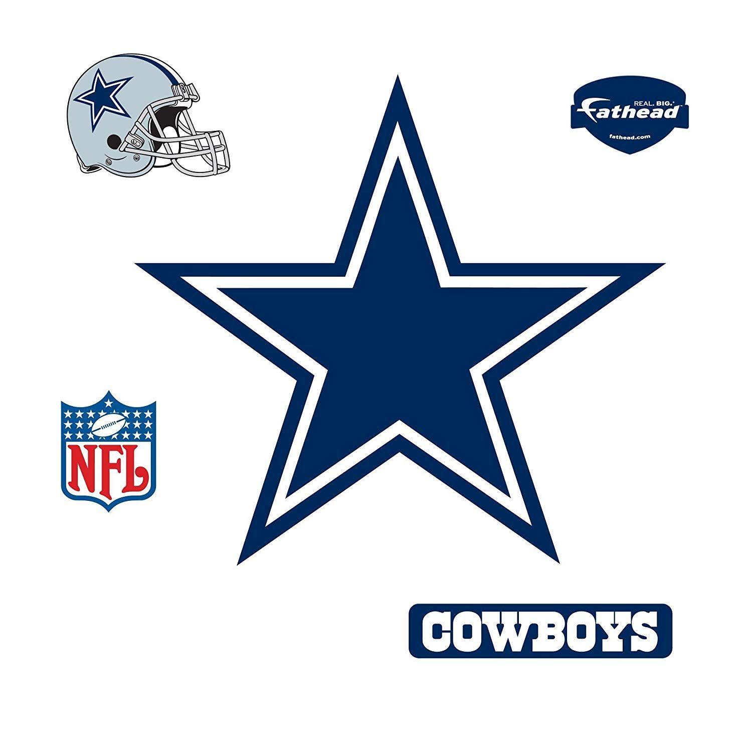 Fathead Logo - Amazon.com : Fathead NFL Dallas Cowboys Dallas Cowboys: Logo - Giant ...