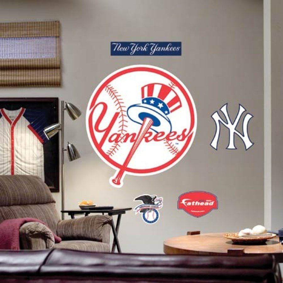 Fathead Logo - New York Yankees Team Logo Fathead Wall Sticker