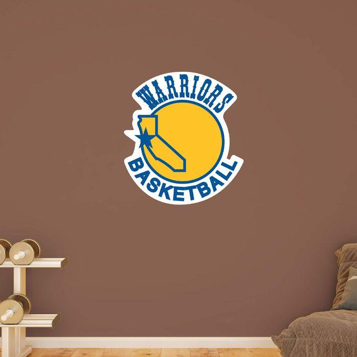 Fathead Logo - Golden State Warriors Classic State Logo REAL.BIG.® Fathead - Golden ...