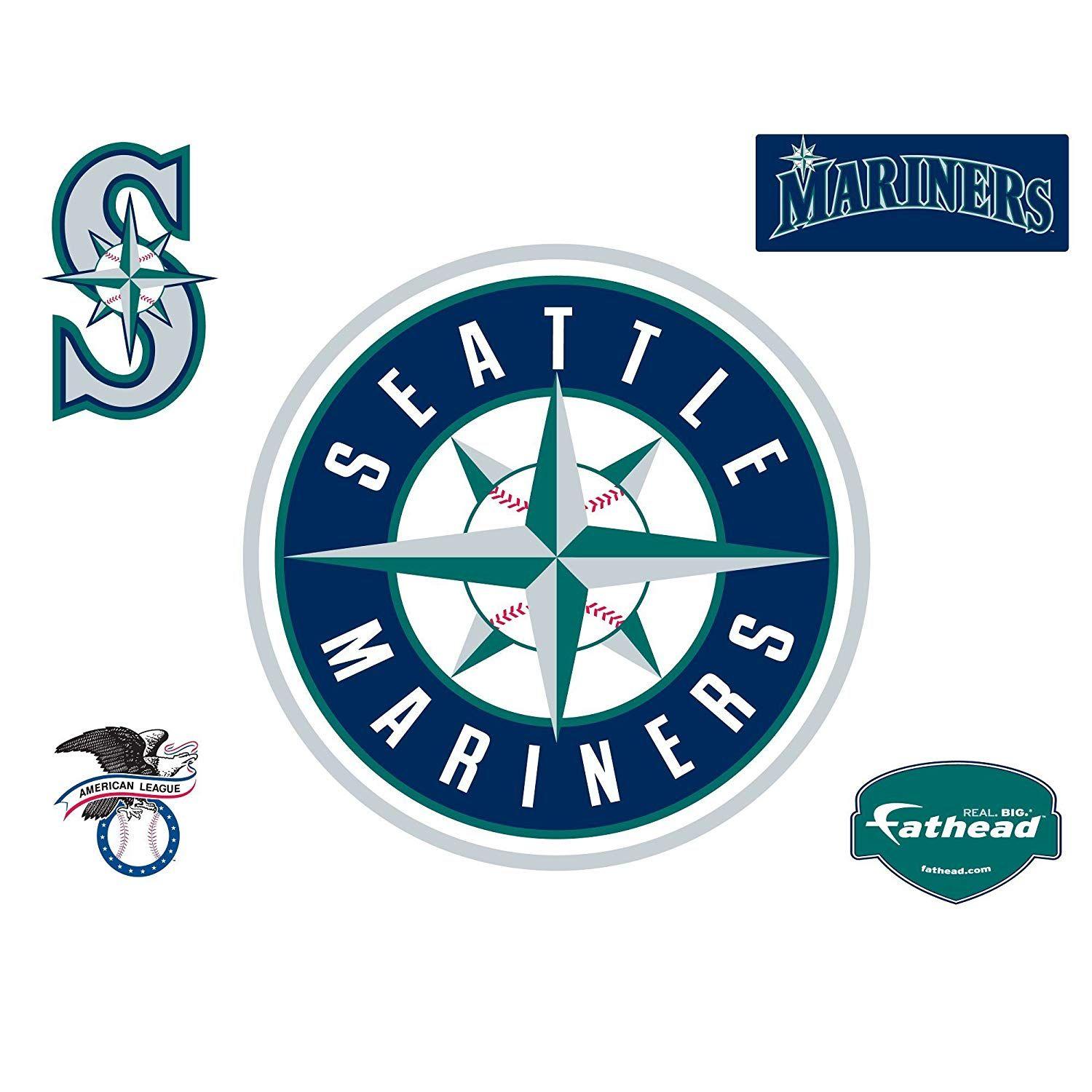 Fathead Logo - Amazon.com : Fathead MLB Seattle Mariners Seattle Mariners: Logo ...