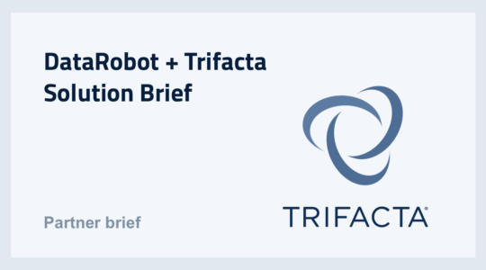 Trifacta Logo - Trifacta + DataRobot: Technology Alliance