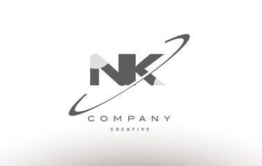 Black and White Letter Logo - Nk Photo, Royalty Free Image, Graphics, Vectors & Videos