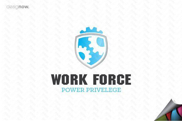 PowerForce Logo - Power Force Logo ~ Logo Templates ~ Creative Market