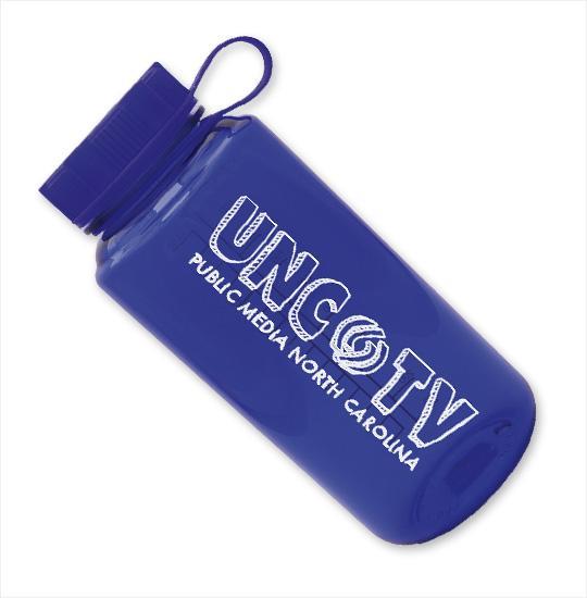UNC-TV Logo - A UNC-TV 32 oz. Cobalt Blue Baltic Water BottleA UNC-TV 32 oz ...