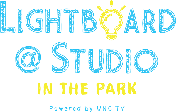 UNC-TV Logo - Lightboard at Studio in the Park | UNC-TV Services