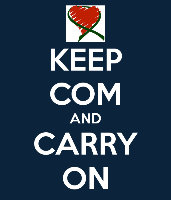 Keep.com Logo - KEEP COM AND CARRY ON Poster. John. Keep Calm O Matic