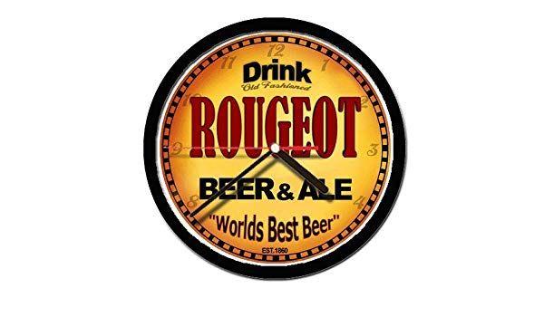 Iurtc Logo - Amazon.com: ROUGEOT beer and ale cerveza wall clock: Home & Kitchen