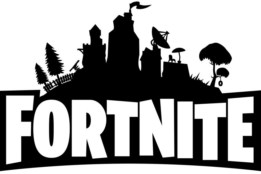 Fotnite Logo - fortnite logo black and white png - Free PNG Images | TOPpng