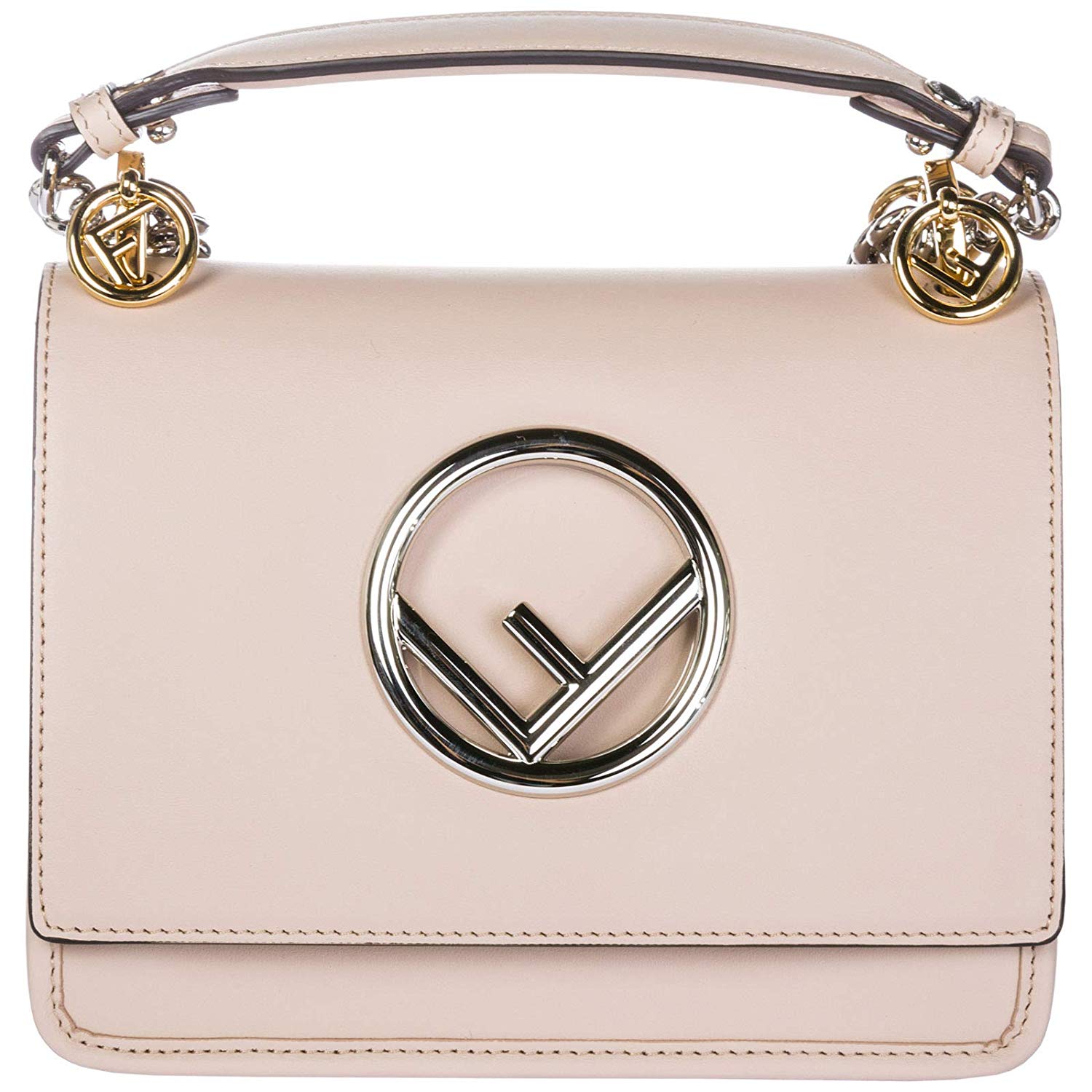 Kan Logo - Fendi women Kan I Logo shoulder bag rosa: Amazon.co.uk: Shoes & Bags