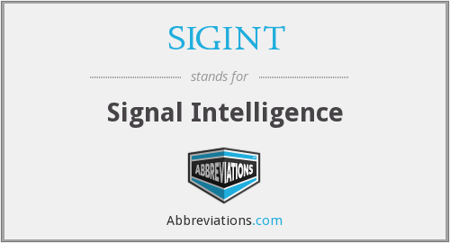 SIGINT Logo - SIGINT - Signal Intelligence