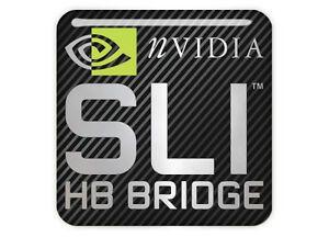 SLI Logo - nVidia SLI HB Bridge 1