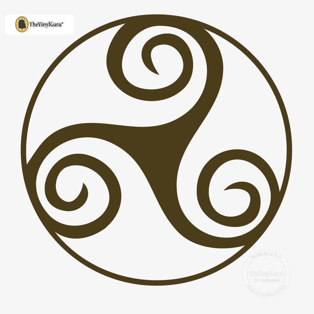 Triskell Logo - Amazon.com: TheVinylGuru - Triskell Triskelion Symbol Wall Decal ...