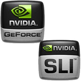 SLI Logo - Gaming Notebooks featuring Nvidia SLI and Dual GeForce 8800M GTX