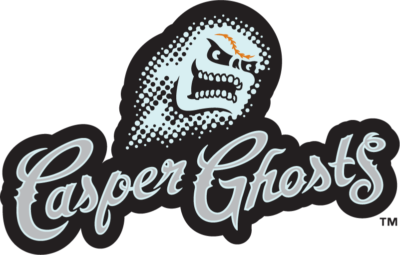 Casper Logo - Casper Ghosts Primary Logo - Pioneer League (PL) - Chris Creamer's ...