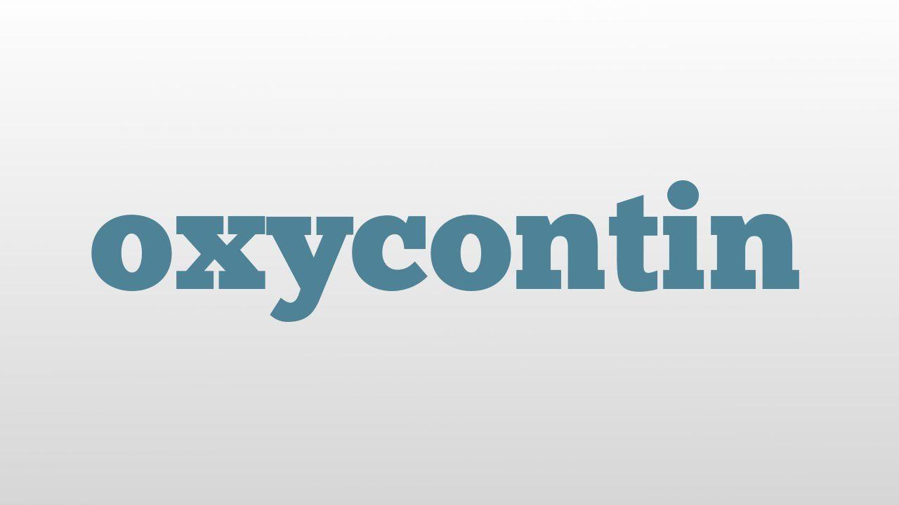 Oxycontin Logo - oxycontin meaning and pronunciation