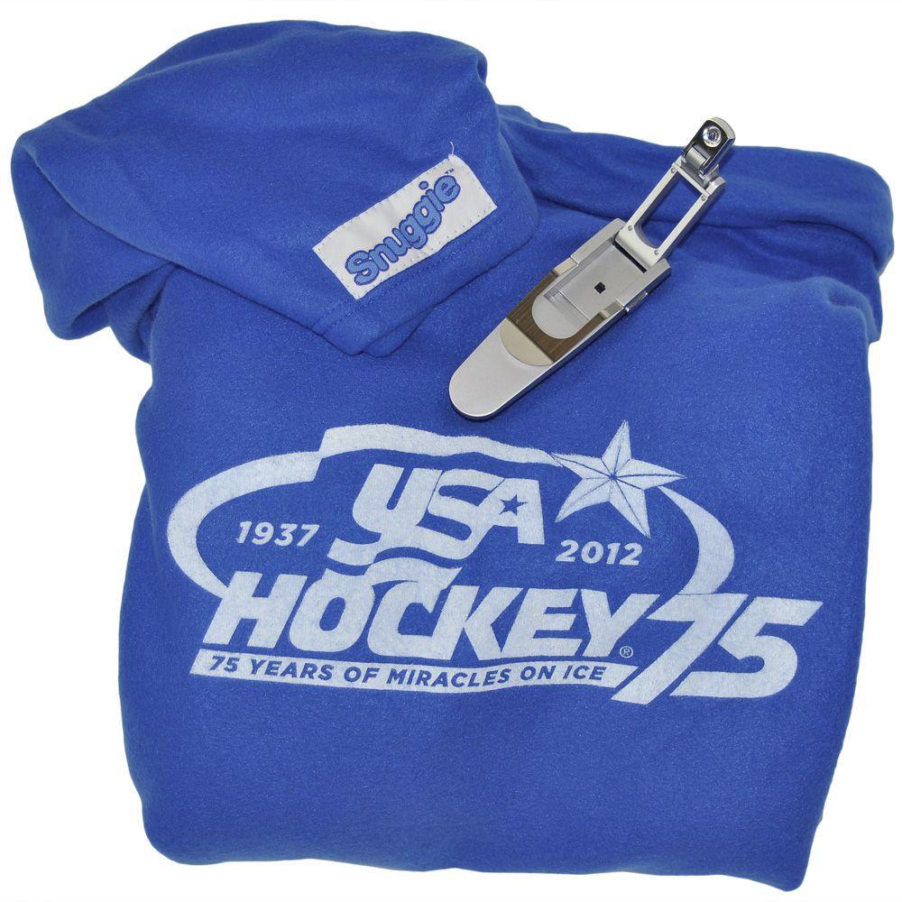 Snuggie Logo - USA Hockey Snuggie with 75th year logo and Free book light ...