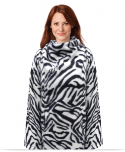 Snuggie Logo - Custom Logo Blanket with Sleeves and Embroidered Sleeved Blankets