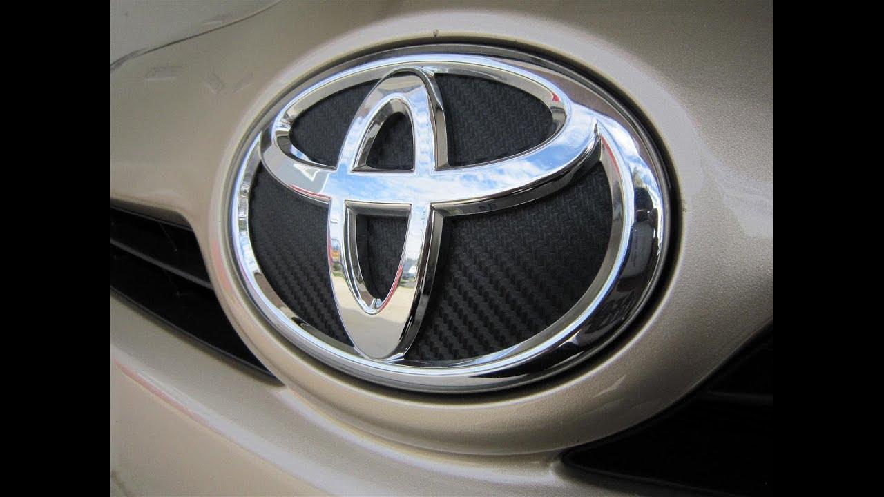 Prius Logo - How To Wrap Toyota Prius Carbon Fiber Emblem - YouTube