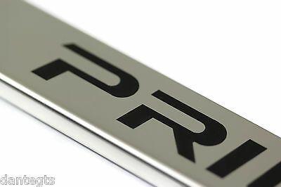 Prius Logo - TOYOTA PRIUS LOGO Laser Etched Chrome License Plate Frame Stainless
