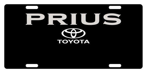 Prius Logo - TOYOTA PRIUS Custom License Plate CAR Emblem Version