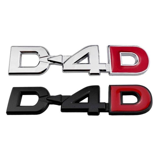 Prius Logo - Metal Sticker D 4D Logo For Toyota Prado Land Cruiser RAV4 Kuga ...
