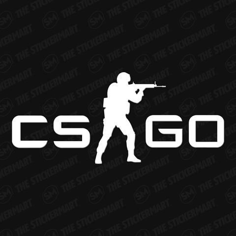 Counter-Strike Logo - CS:GO Counter Strike Global Offensive Logo Vinyl Decal