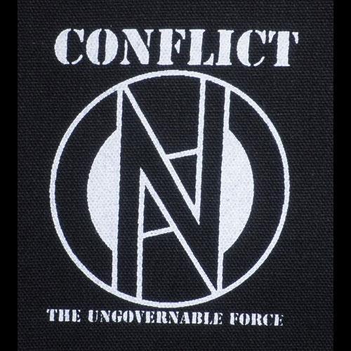 Conflict Logo - Conflict / The Ungovernable Force (Printed Patch)