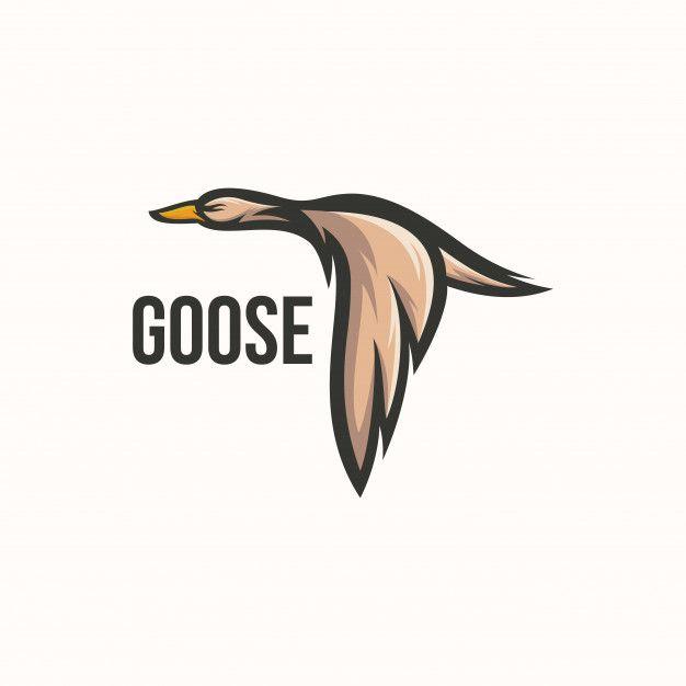 Goose Logo - Goose logo template vector illustration Vector | Premium Download