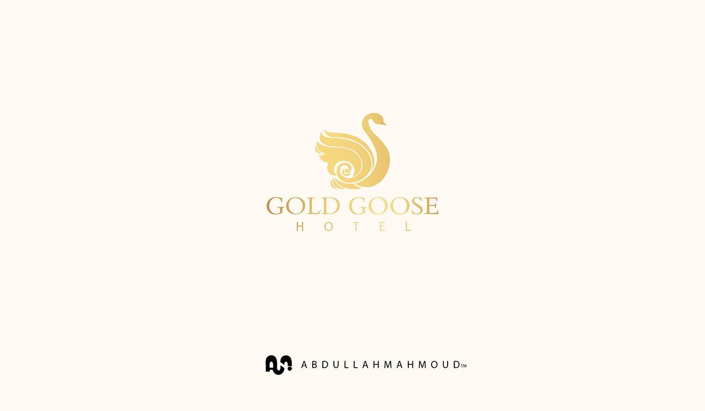 Goose Logo - Gold Goose Hotel Logo