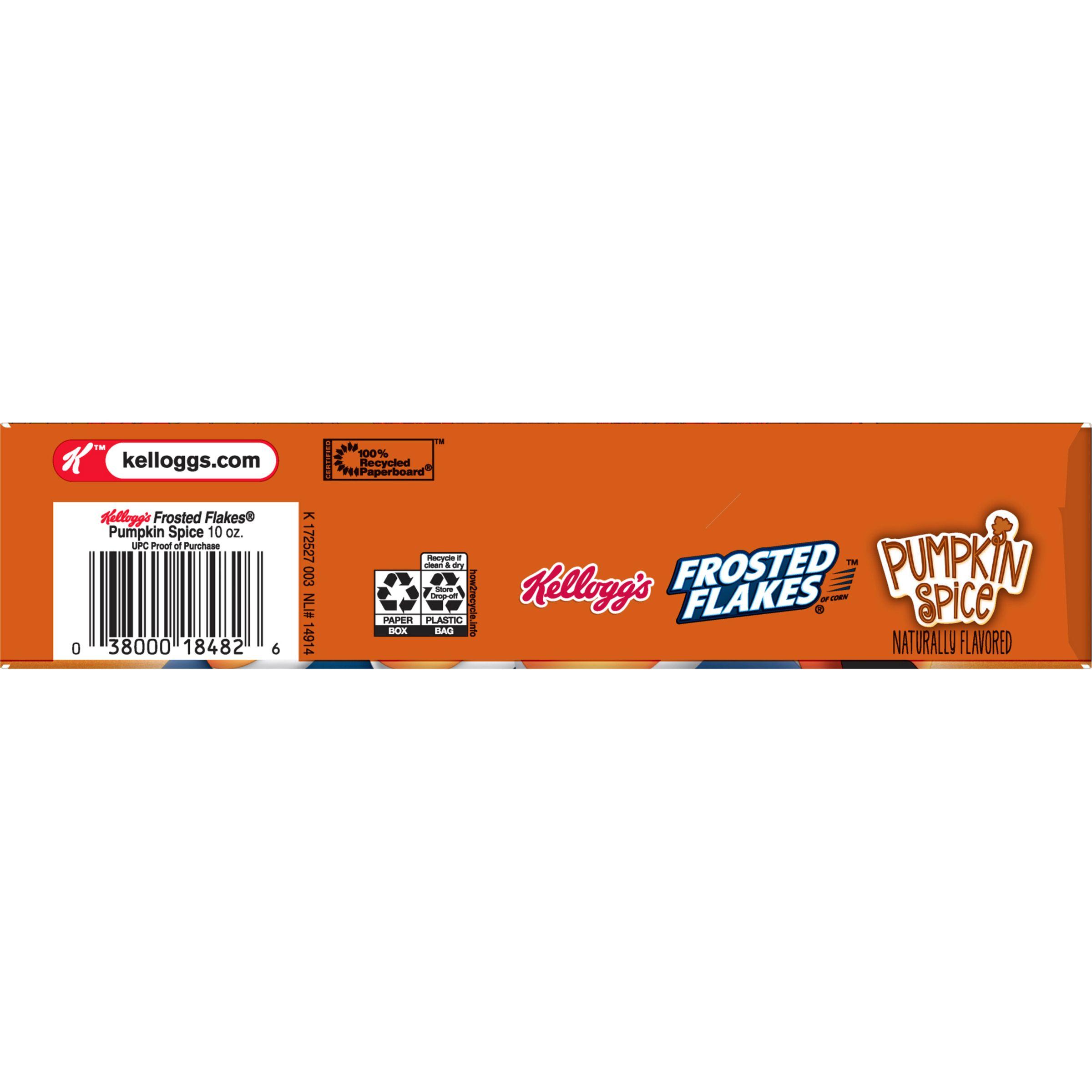 Kelloggs.com Logo - Kellogg's Frosted Flakes Pumpkin Spice 10 Oz Box - Walmart.com