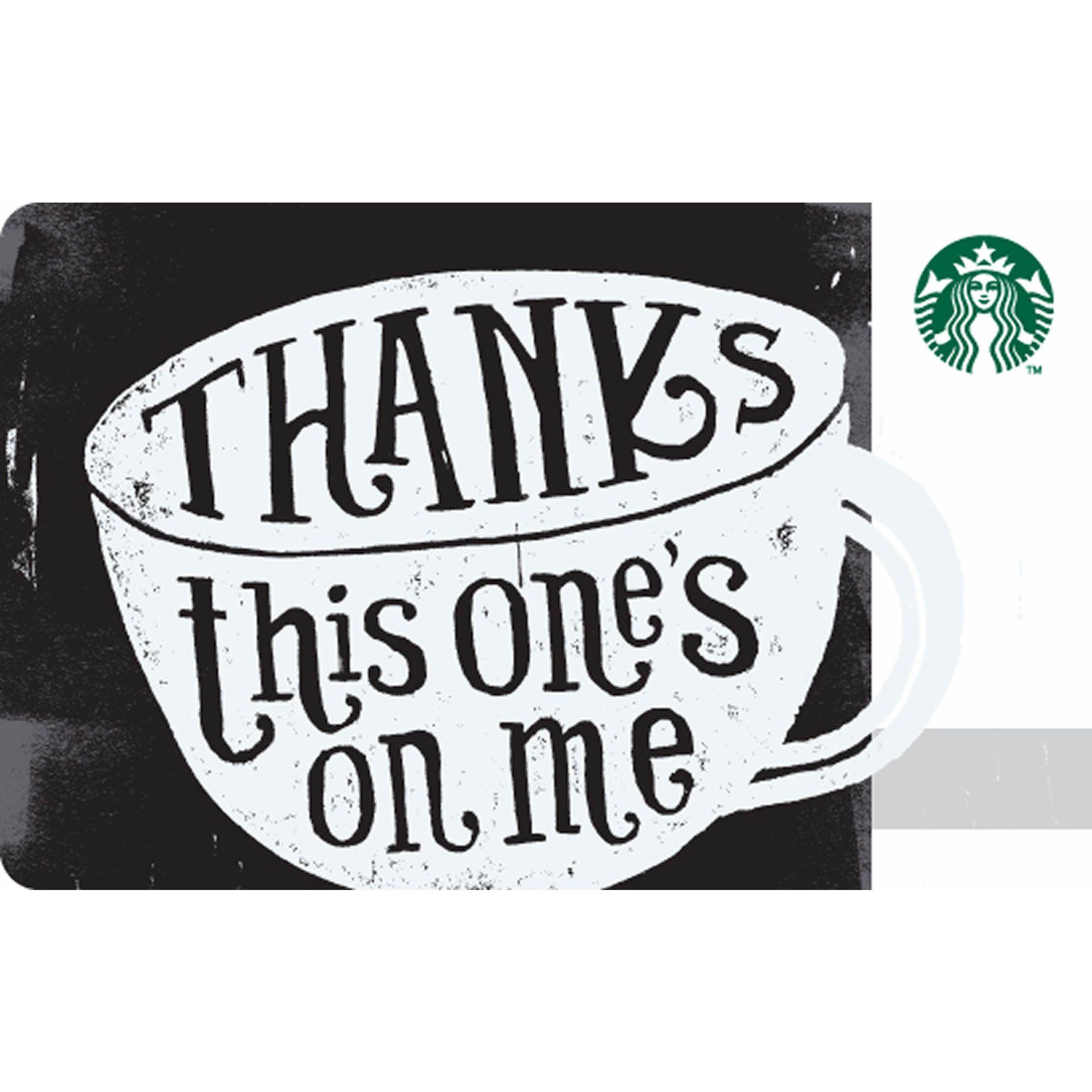 BJs.com Logo - $10 Starbucks Thank You Gift Card, 5 pk. - BJs WholeSale Club