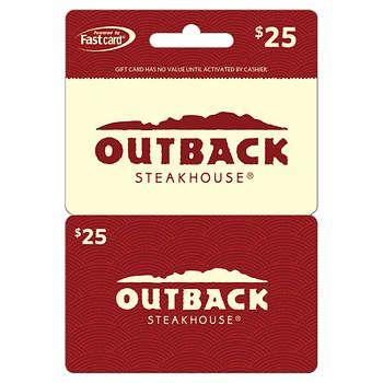 BJs.com Logo - $25 Outback Steakhouse Gift Card WholeSale Club