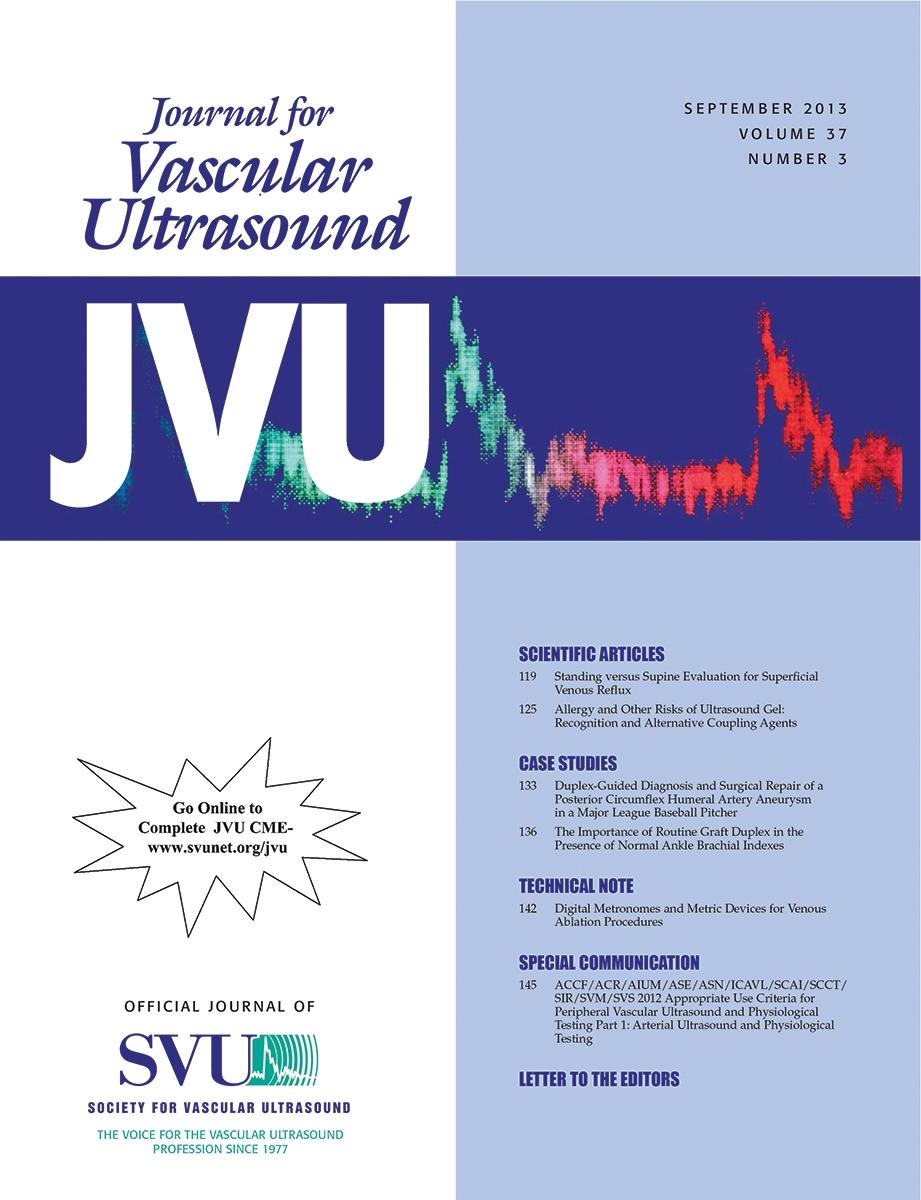 ICAVL Logo - Journal Vascular Ultrasound cover