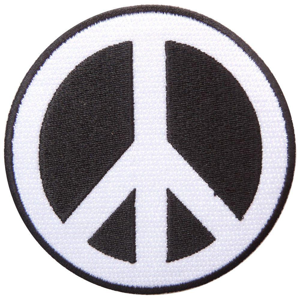 Not Logo - Peace Logo Freedom Make Love Not War Hippie Boho Rasta Iron