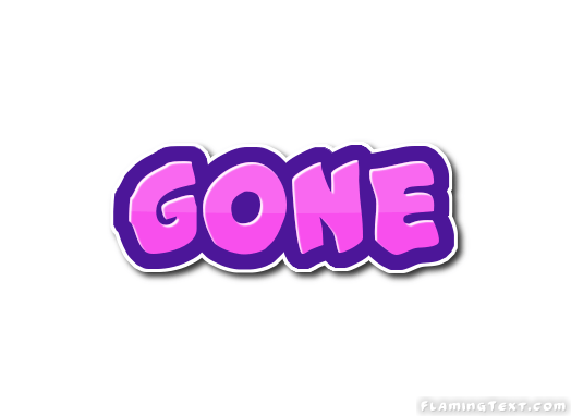 Gone Logo - gone Logo | Free Logo Design Tool from Flaming Text