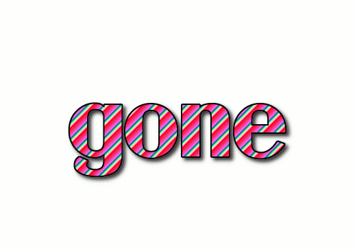 Gone Logo - gone Logo | Free Logo Design Tool from Flaming Text