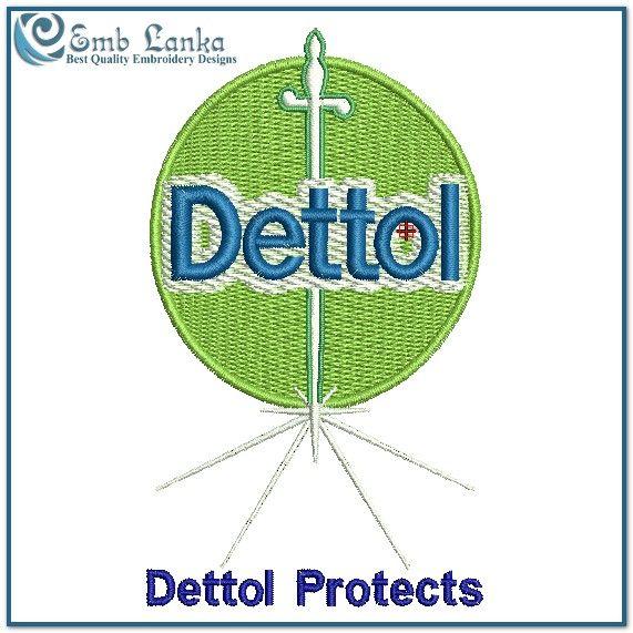 Dettol Logo - Dettol Logo Embroidery Design | Emblanka.com