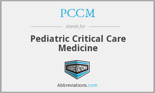 Pccm Logo - PCCM - Pediatric Critical Care Medicine