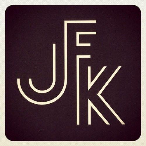 JFK Logo - JFK logo (photo by draplin) - Wish this could be the official logo ...