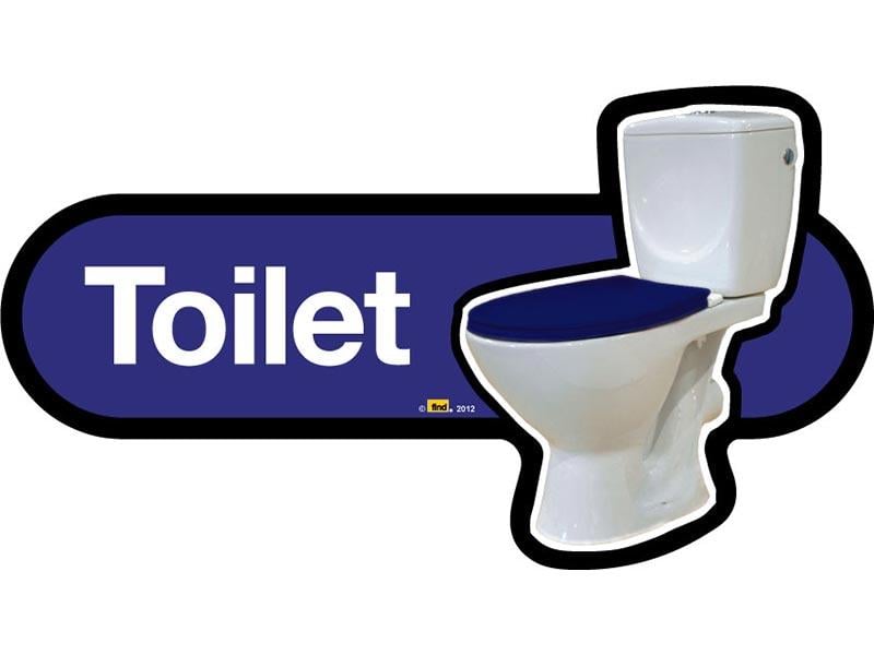Toilet Logo - Toilet Sign for Dementia - Dementia Toilet Signs for Hospitals & NHS
