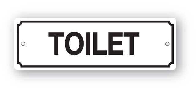 Toilet Logo - DG26ZP Toilet sign