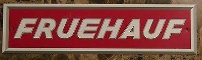 Fruehauf Logo - Vintage Fruehauf Semi Trailer Logo/Badge/Emblem/Crest Advertising ...