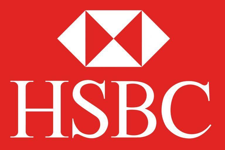 Red and White Bank Logo - Colors HSBC Logo. All logos world. Logos, Hsbc logo, Banks logo