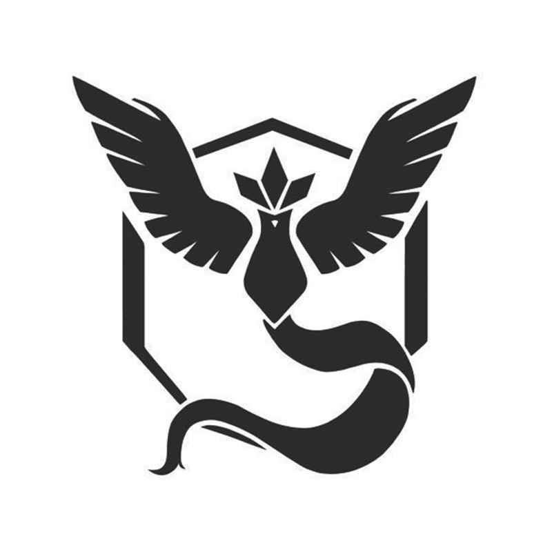 Mystic Logo - Pokemon Go Team Mystic Logo Symbol For Vinyl Sticker