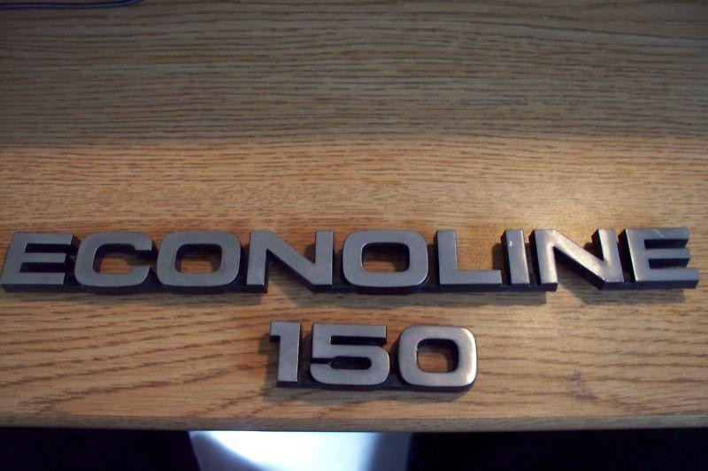 Econoline Logo - Sell Ford Econoline 150 Emblem Badge Nameplate Decal Logo trunk