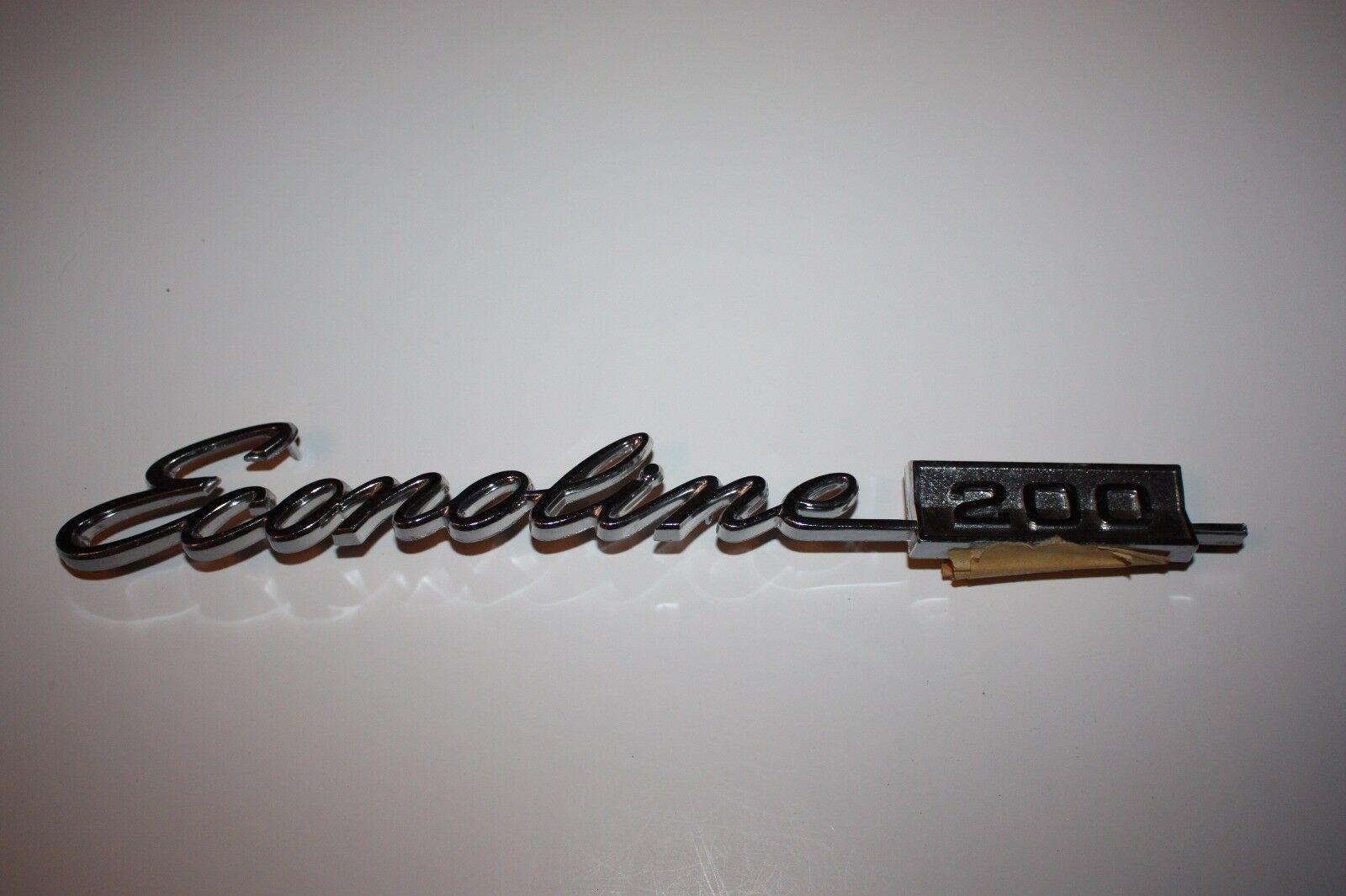 Econoline Logo - Ford Econoline 200 Van Emblem Badge Script | eBay